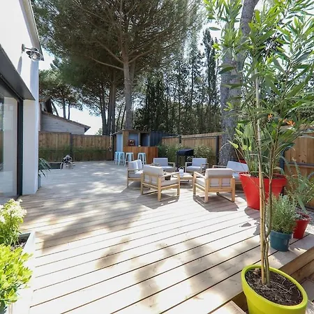 Contemporary House With Heated Pool In A Magnificent Pine Forest * Aigues-Mortes
